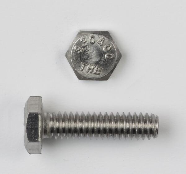 14X2HBSSFT 1/4-20 X 2 HEX TAP BOLT 304 STAINLESS STEEL (FULLY THREADED)